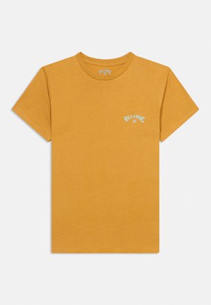 Billabong ARCH WAVE UNISEX - T-shirt imprimé - honey mustard/solid