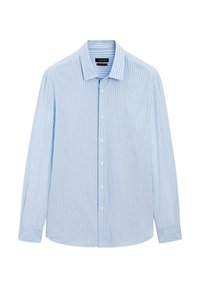 REGULAR FIT GARMENT WITH STRIPED DETAIL - Skjorter - blue