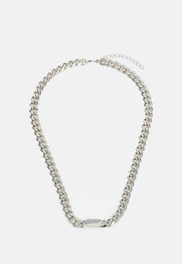 ONSCLARK TAG CUBAN CHAIN UNISEX - Necklace - silver-coloured