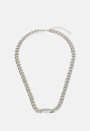 ONSCLARK TAG CUBAN CHAIN UNISEX - Kaklarota - silver-coloured