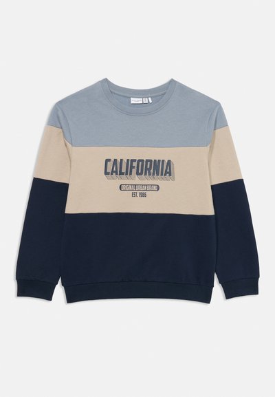 NKMVEMIL - Sweatshirt - dark blue/blue-grey/beige