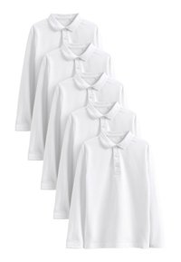 Next - SCHOOL 5 PACK - Poloshirt - white Miniatuurafbeelding 1