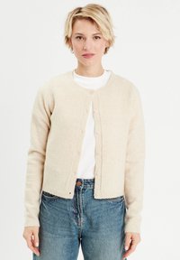 Cache Cache GEKNÖPFTE MIT LANGEN ÄRMELN - Gilet - ecru