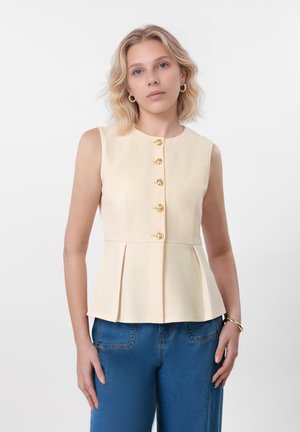 Anna Field PEPLUM - Topper - cream