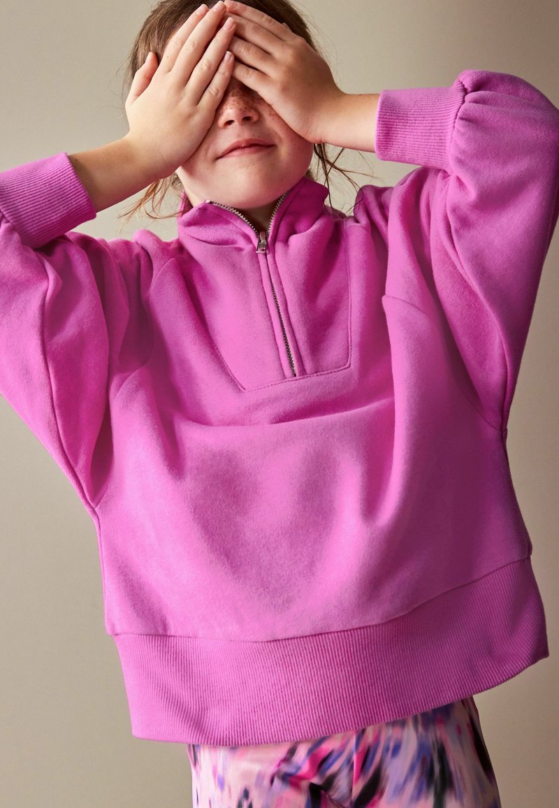 Next - SET - Mikina - bright pink, Zvětšit
