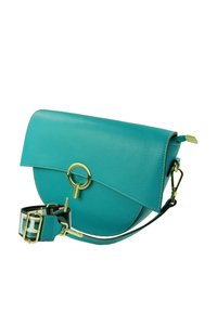DrachenLeder JUGEND CITY - Schoudertas - türkis