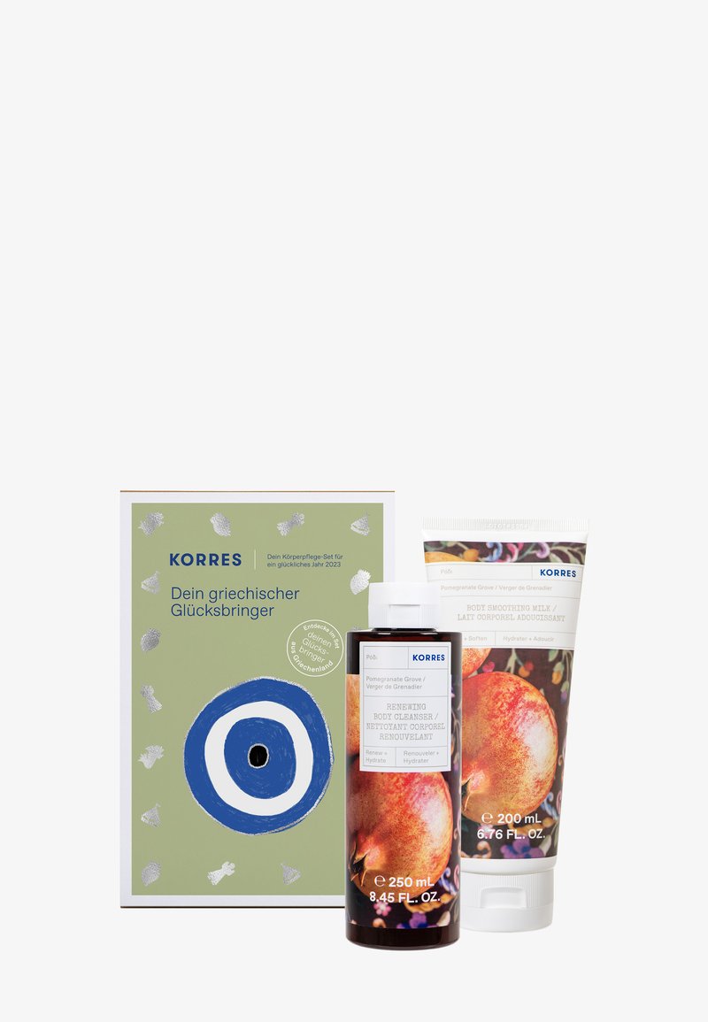 KORRES WINTER'S FAVORITES POMEGRANATE GROVE SHOWER GEL & BODYMILK Set