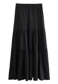 REGULAR FIT -TIERED - Gonna lunga - black