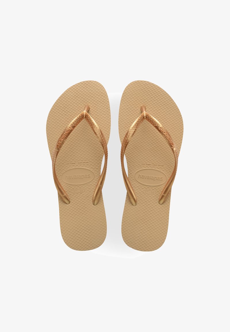 Havaianas SLIM - Badslippers - golden beige