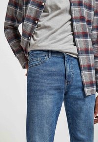 Next Cotton Stretch - Džíny Straight Fit - blue