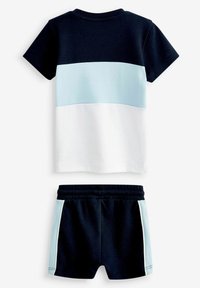 Next SHORT SLEEVE BLOCK SET - Shorts - blue and white
