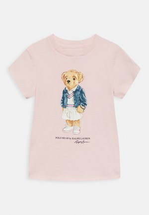 T-shirt med print - light pink
