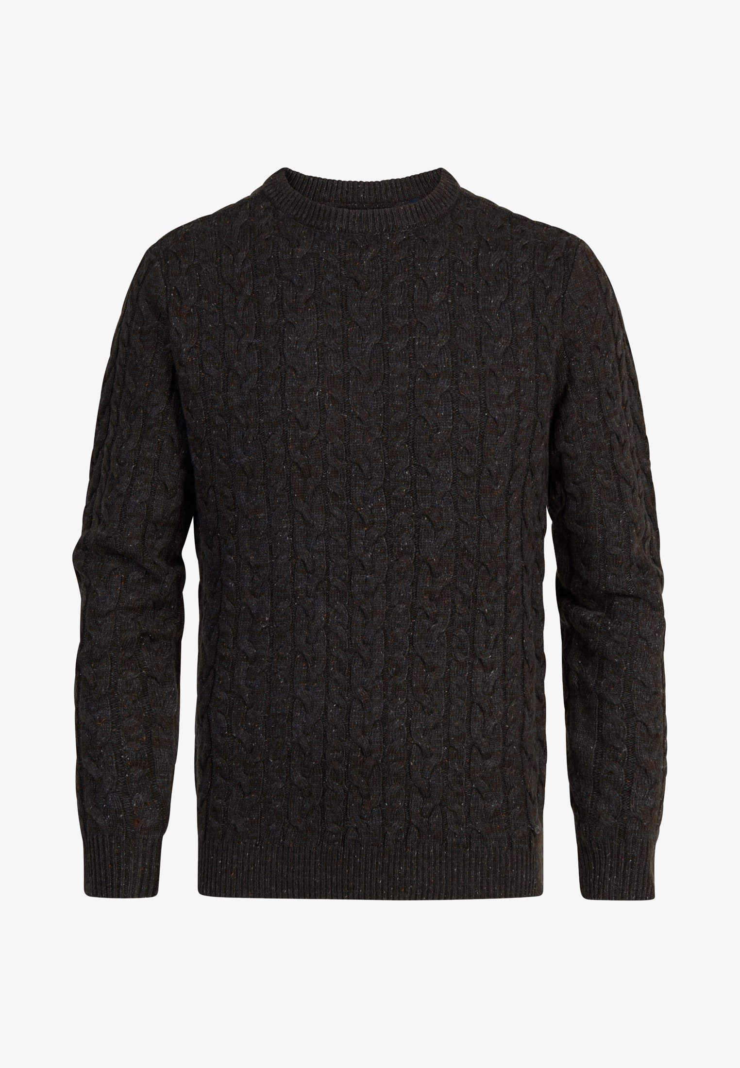 Petrol Industries Strickpullover espresso/mehrfarbig