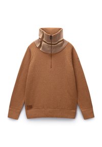 ALUYE - Jersey de punto - brown tobacco
