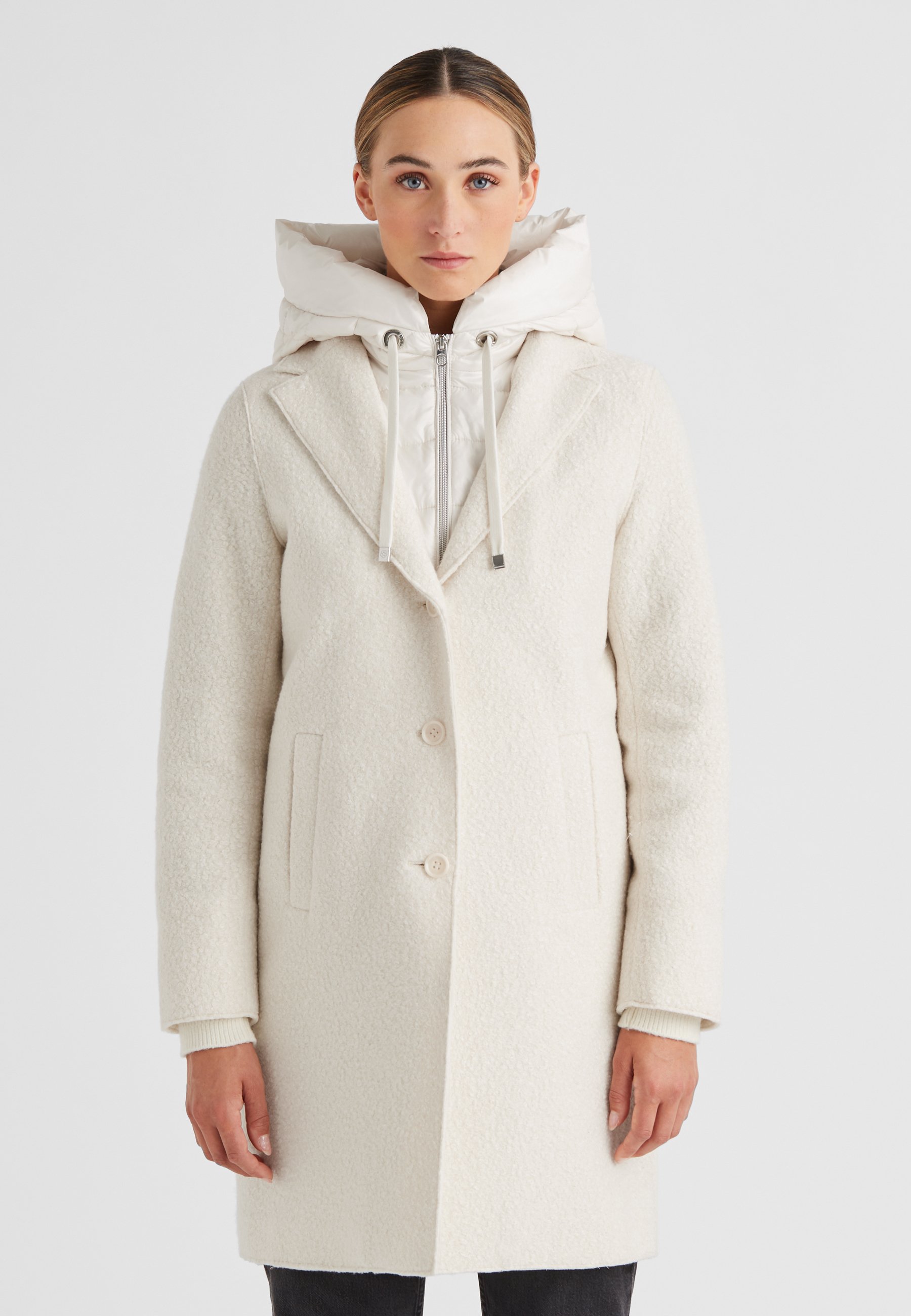 Milestone MSLIBERTY Wintermantel creme/weiß Zalando