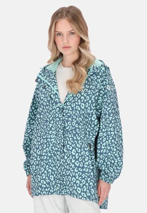 Impermeable - aqua navy leo
