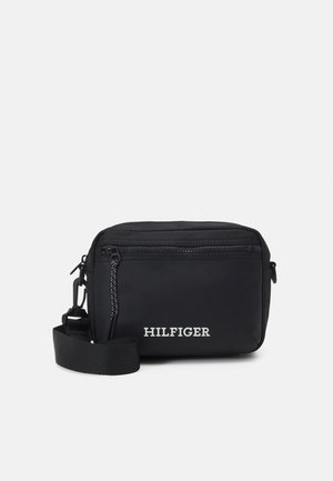 Tommy Hilfiger MONOTYPE REPORTER UNISEX - Sac bandoulière - black
