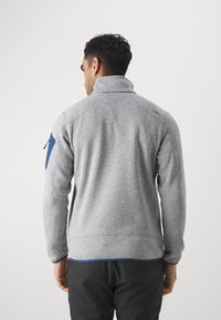 CMP MAN JACKET - Fleecejacka - cemento/bluesteel