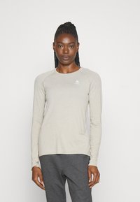 ODLO CREW NECK ESSENTIAL SEAMLESS - Top dugih rukava - silver cloud