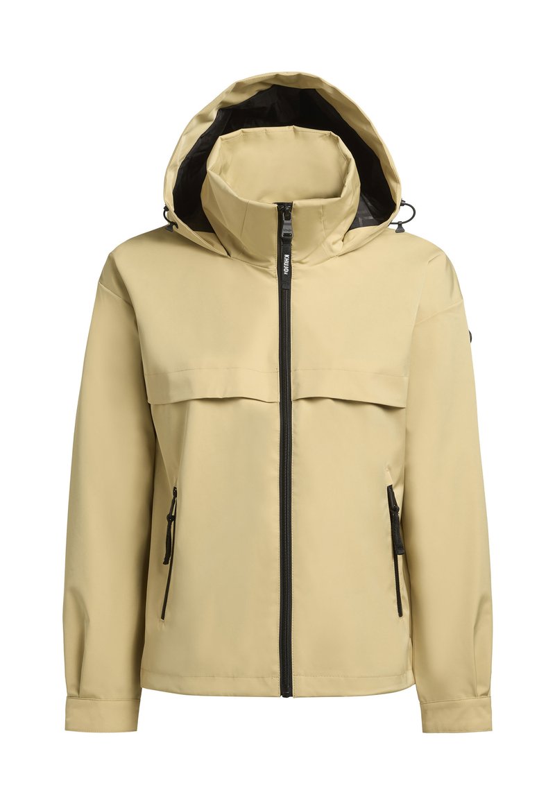 khujo Outdoorjas mosterdgeel
