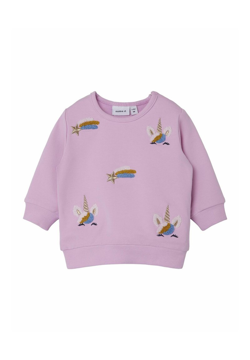 Name it REGULAR FIT - Felpa - pastel lavender
