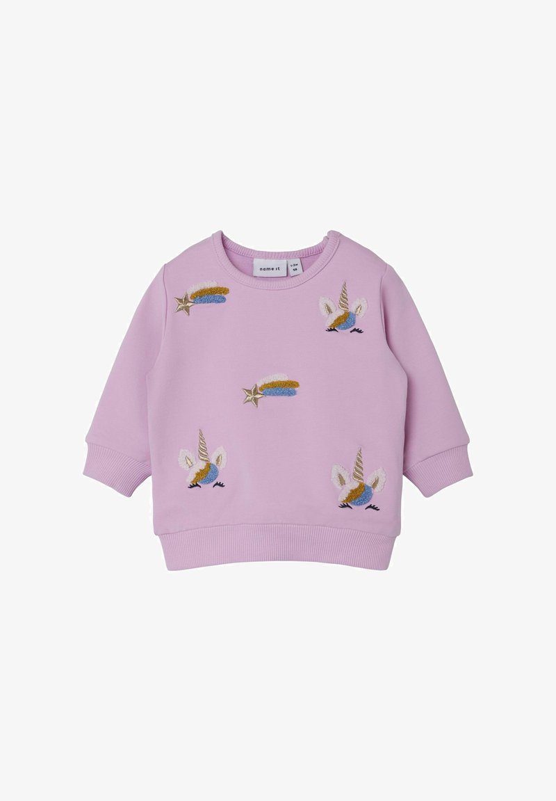 Name it REGULAR FIT - Felpa - pastel lavender