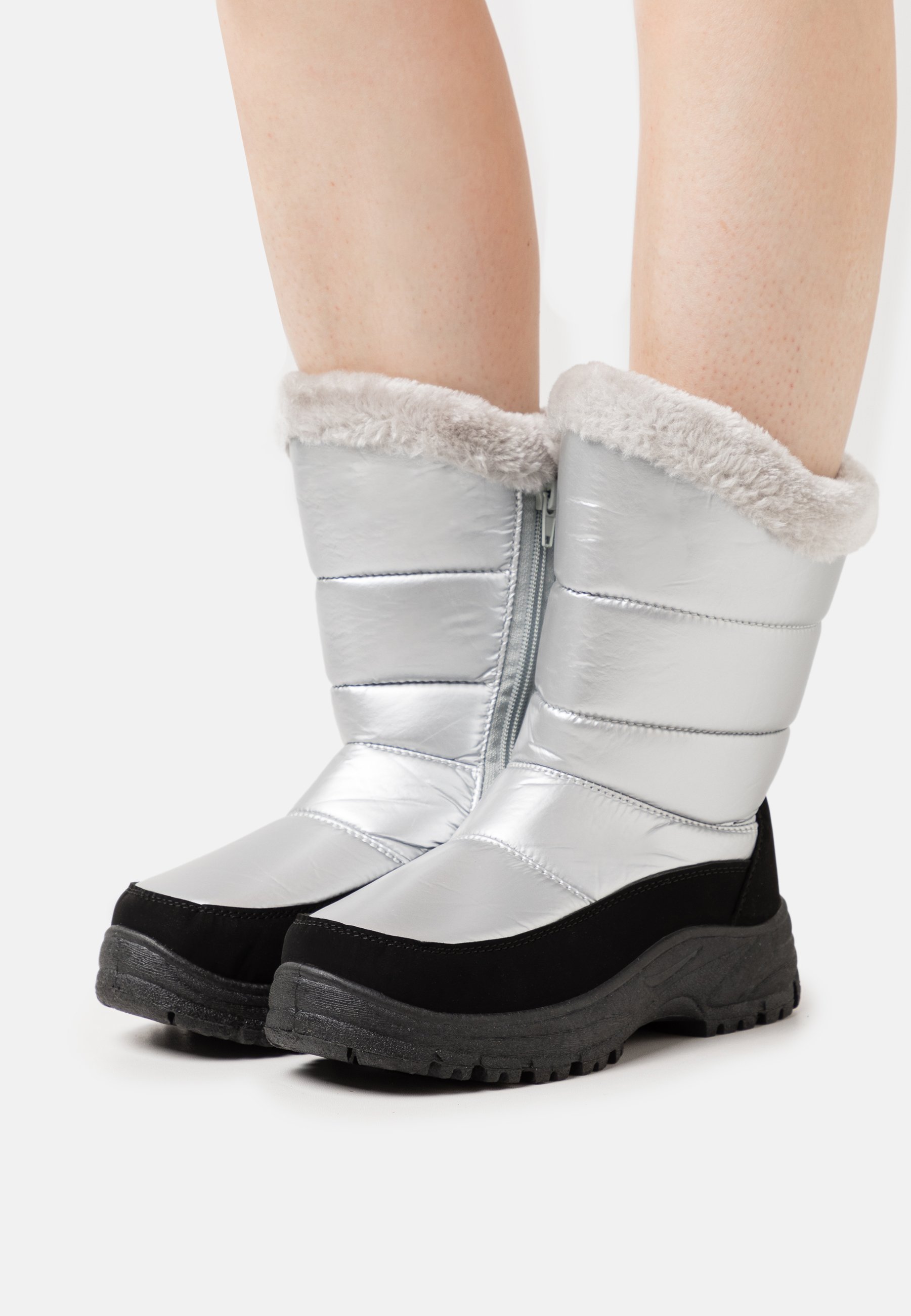 Anna Field Snowboots - silver-coloured/zilverkleurig - Zalando.nl