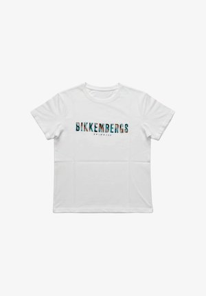 Bikkembergs, T-SHIRT BOKKEMBERGS - T-shirt con stampa - white