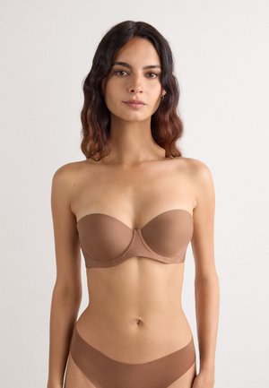 Intimissimi GIADA BANDEAU - Stropløse & variable BH'er - brown