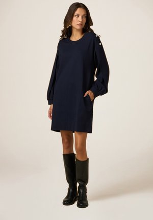 Oltre CON BOTTONI - Jurk - blu