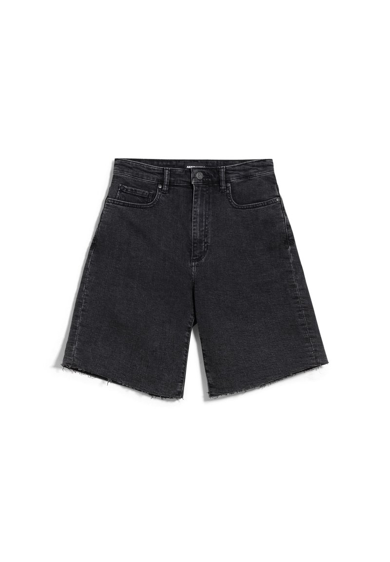 ARMEDANGELS Jeansshort gemêleerd zwart