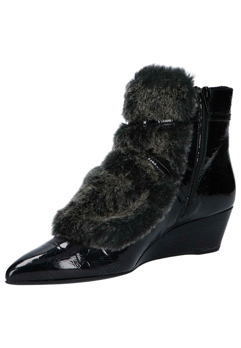 JAUNIE - Botines de cuña - black - Zalando.es