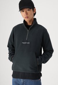 Jack & Jones JORVESTERBRO QUARTER ZIP - Fleece jumper - forest river