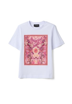 Les Copains, Camiseta estampada - white