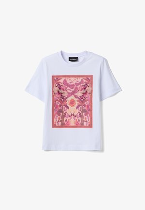 Les Copains, Camiseta estampada - white