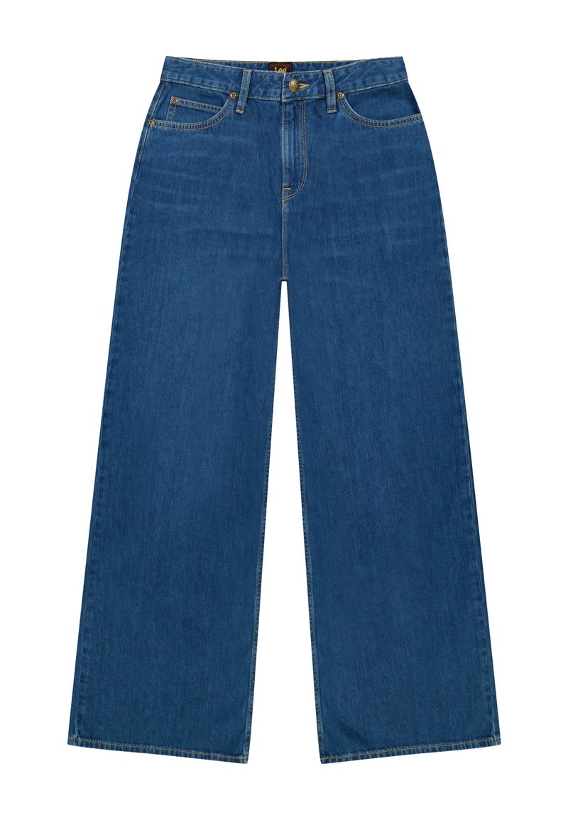 Lee Wide leg blauw denim/bluedenim