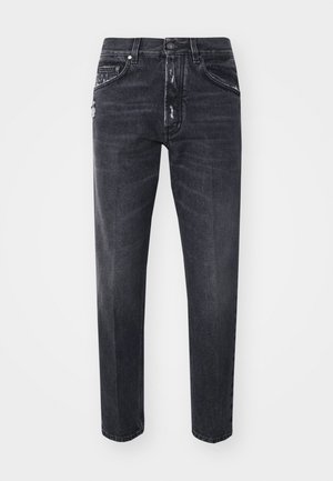 PANTALONE UOMO LAVATO - Jeans Tapered Fit - blue-black denim