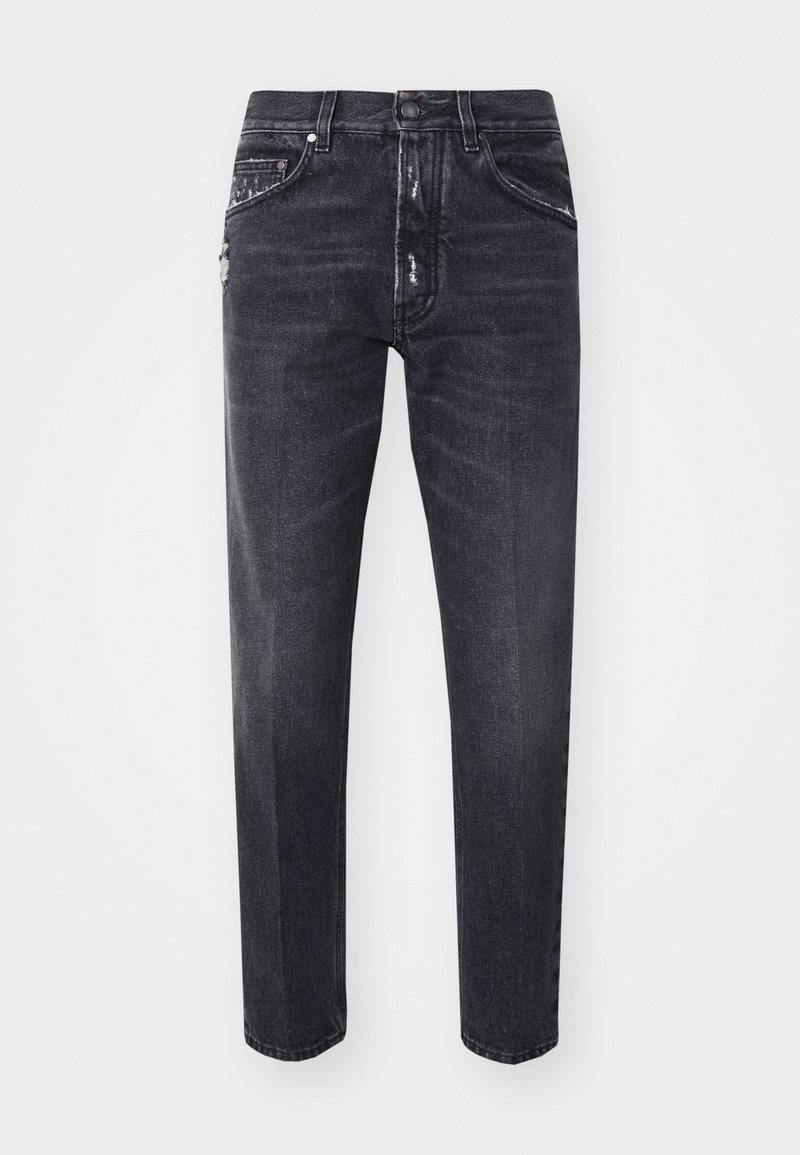 LARDINI Jeans Tapered Fit zwartblauw denim LARDINI Jeans Tapered Fit zwartblauw denim