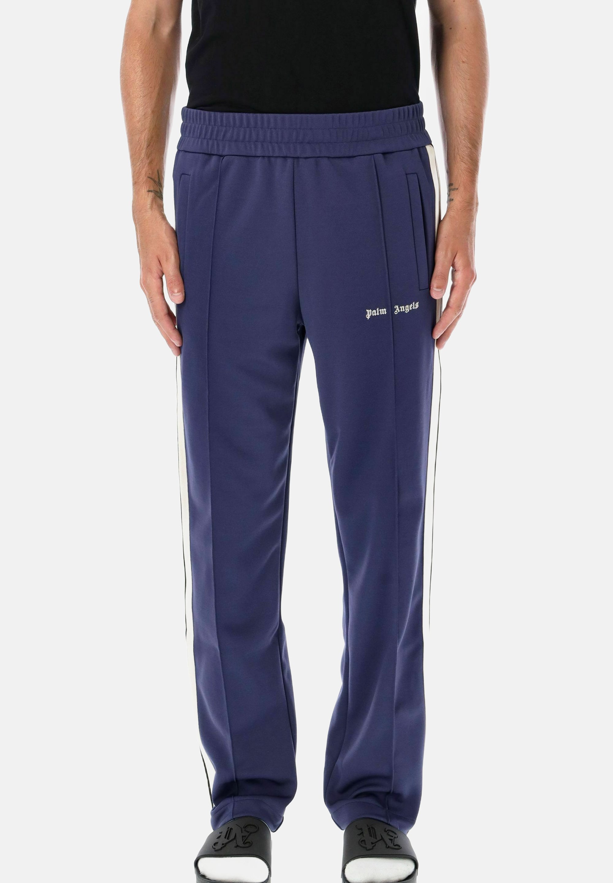 Palm Angels CLASSIC LOGO Pantaloni sportivi navy blue/blu