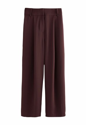 TALL FIT - ELASTIC  WIDE - Nohavice - burgundy red