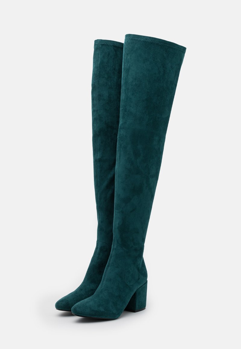 Damen Klassische Stiefel | RAID KOLA Overknees petrol - UW71070 Damen Klassische Stiefel | RAID KOLA Overknees petrol - UW71070