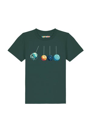 watapparel, WELTRAUMFORSCHER UNISEX - T-shirt print - glazed green