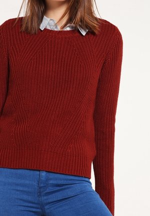 Neule - dark red