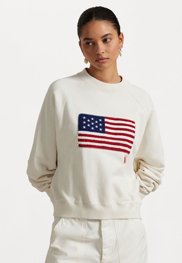 LOOPBACK FLEECE KNIT SWEATSHIRT - Sweatshirt - nevis