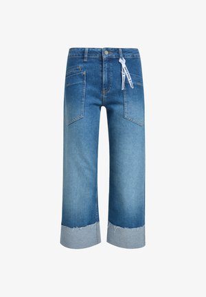 Smith&Soul, SMITH&SOUL JEANS REGULAR FIT MIT BREITEM UMSCHLAG - Wide Leg - denim
