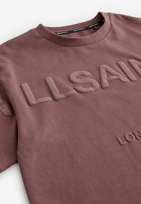 smALLSAINTS BIGGY LOGO CREW - Triko s potiskem - chestnut brown