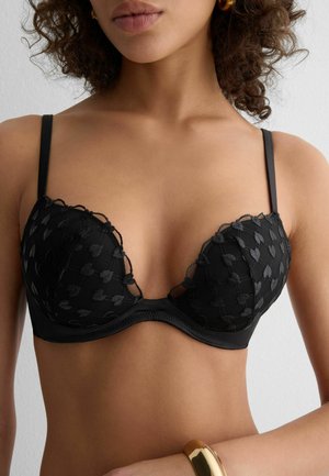 MONICA THE LOVE CLUB - Push-up BH - black
