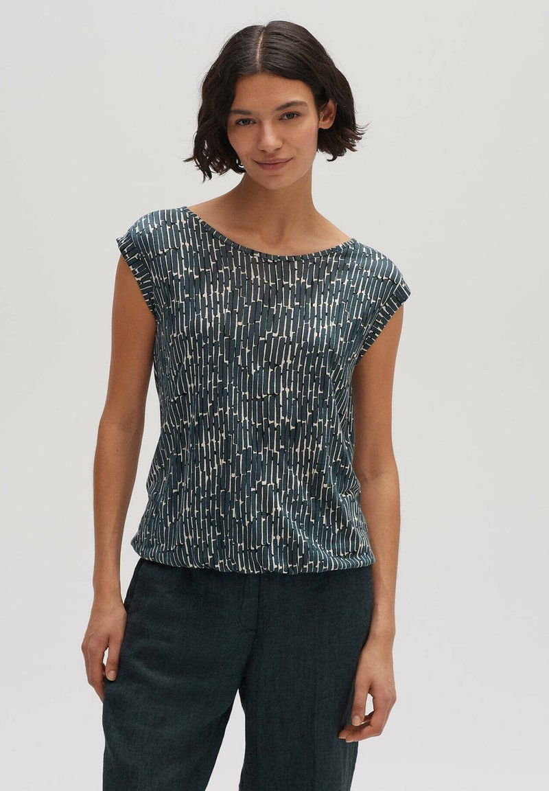 OPUS STROLCHI SUNNY - T-shirt print - deep teal