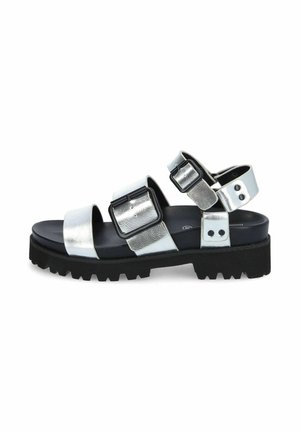 Plateausandalette - argent