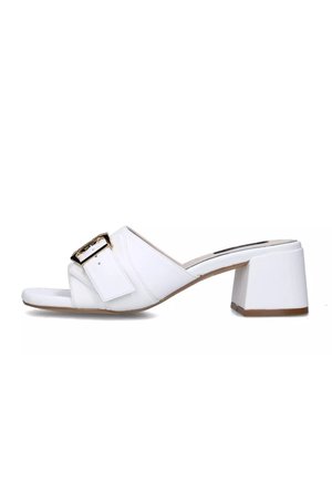 Ciabattine con tacco - white
